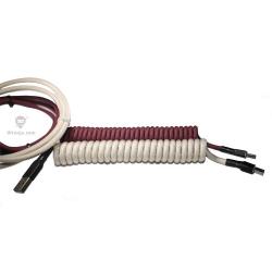 GMK Plum Custom-Sleeved USB Cables Groupbuy