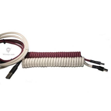 GMK Plum Custom-Sleeved USB Cables Groupbuy
