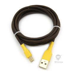 Winnja SA Chocolate Paracord Sleeved Cable